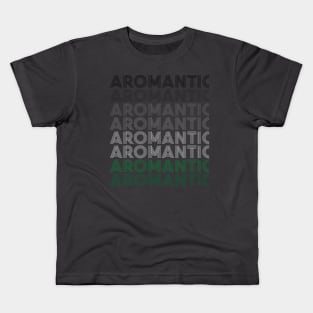 Retro Aromantic Pride Kids T-Shirt